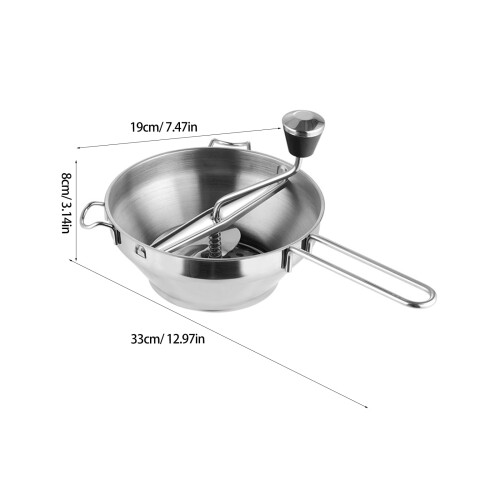 1Set Manual Potato Masher with Comfortable Handle for Home Use 1