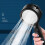 WZXPWT Turbo Shower Head High-Pressure 4-Mode Handheld 8