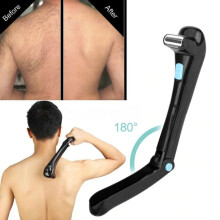 Labor-Saving Back Hair Shaver, Electric Shaver For Men And Women, Ergonomic Detachable Handle, Wet And Dry Trimming Design, 7Inch Extended Reach