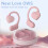 Heart-Shaped Wireless Earbuds Open-Ear Bluetooth 2