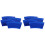 8Pcs Silicone Pot Handle Sleeve Blue Heat Insulation Cover for Kitchen 2