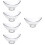 5Pièces Bols Maison Clairs Pour Salade, Dessert Service Polyvalent 11
