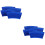 8Pcs Silicone Pot Handle Sleeve Blue Heat Insulation Cover for Kitchen 6