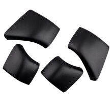 4 Pièces de Protection de Toit Noir pour Voiture, Coque de Remplacement pour Rail, Compatible avec pour Model 3 2017-2020, Accessoires