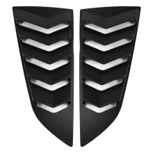 Rear Louver Window Side Shutter Decoration Cover Sticker Vent Scoop Trim for Mustang 2024 - 2025 A