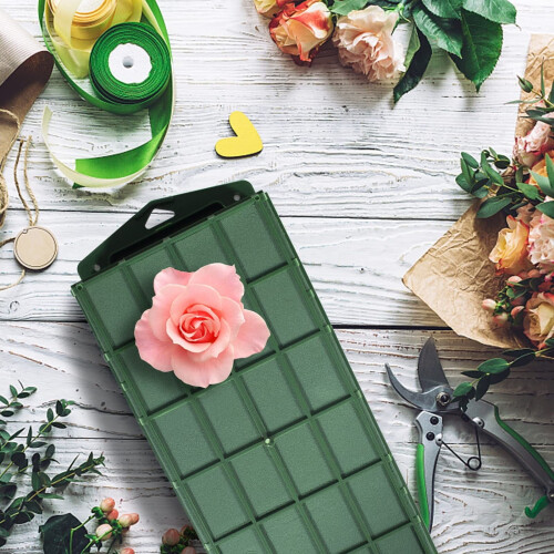 Floral Foam Cage Rectangle Holder for Fresh or Artificial 1