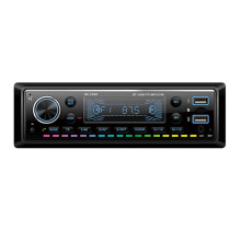 Autoradio 1 DIN con Ricevitore Audio  FM, Radio Musicale, Lettore MP3, Supporto AUX, Ricarica USB, Luce Colorata