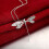 Dragonfly Pendant Necklace Silver Insect Choker 4