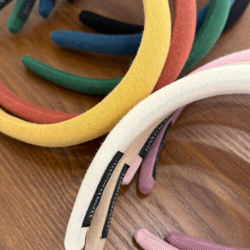 Padded Headbands for Women Solid Color 2-Pack 2