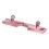 Foldable Suction Cup Bathroom Shelf Pink White 25.2 inch 2