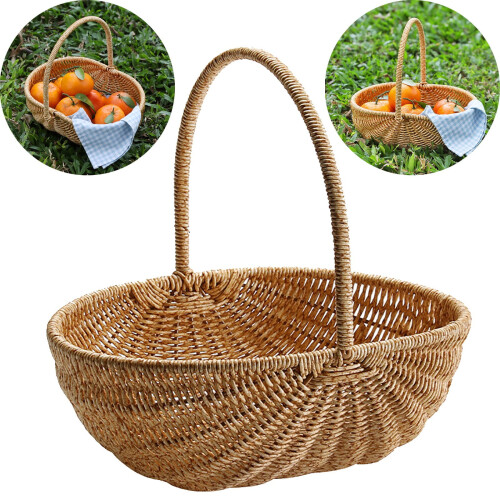 Panier à pastèque en osier, 1 pièce 1