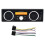 1 Din Bilradio MP3  Handsfree Samtal Bilstereo Inbyggd med 2 Högtalare Stöder FM USB AUX 1