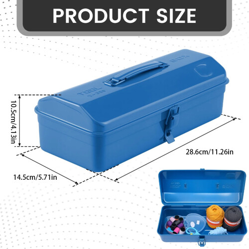 Metal Tool Organizers Box Secure Locking Systems Multi Compartment Storage For DIYer Projects And Construction Sites 2