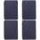 4Pcs Slim Dark Blue Ebook Protective Case Lightweight Cover 6