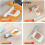 Mini foldable desktop mop with self-squeeze sponge, wet and 6