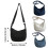 Dames casual canvas crossbodytas met grote capaciteit 3