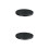 2Pièces Socle Tournant Noir 360 Pour Présentation Déco 8