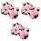 3Paires Animal Cosplay Multicolores Doux Pour Performances 4