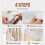 Blackout Curtains with Star Pattern Polyester Double-Layer 2