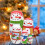 Juego de 5 muñecas rusas navideñas de madera 4
