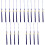 20Pcs Blue Graduation Hat Accessories Tassels Elegant Polyester Decor 4
