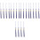20Pcs Blue Graduation Hat Accessories Tassels Elegant Polyester Decor 5