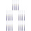 20Pcs Blue Graduation Hat Accessories Tassels Elegant Polyester Decor 7