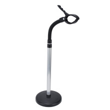 360 Rotating Hair Dryer Stand with Adjustable Height, Heavy Duty Base