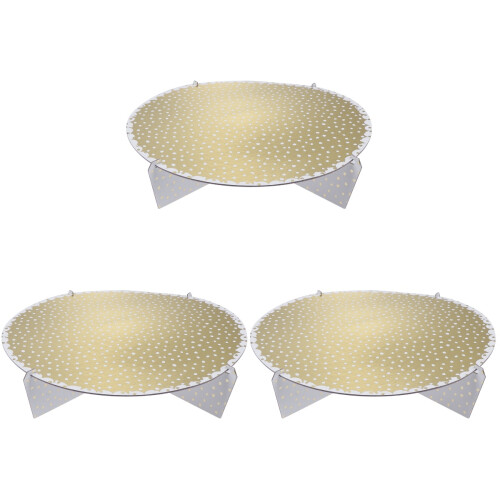 3Pièces Support Unique En Papier Pour Cupcakes Muffins Festifs 1