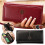 Women's Long PU Wallet with Snap Closure, 9 Card Slots 5