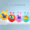 Μπάλα Hopper Ball T-handle Dinosaur Bouncy Balls για παιδιά, Εσωτερική και εξωτερική παιδική χαρά 3