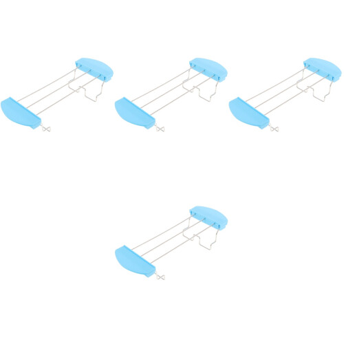 4Pièces Racks À Pain Sandwich Bleu Silicone Fer, Lavable 2