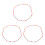3Pcs Multi Plastic Bag Chain Strap with Beaded Lanyard for Purse Charm 8