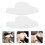 5Pairs White Hairline Design Cards Plastic Barber Beard Shaping Tools 10