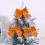 Velvet Christmas Bows with Stuffed Tree Topper 4.13x4.33 3