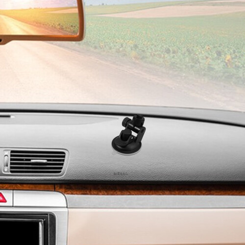 Universal Car Dash Cam Mount with Strong Suction Cup and Design for Secure Support Black 2Pcs 2