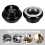 5Pièces Headset Aluminium Pour Stable Noir 10