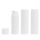 9Pièces Flacons Voyage Pression Blancs Pour Cosmétiques Rechargeables 2