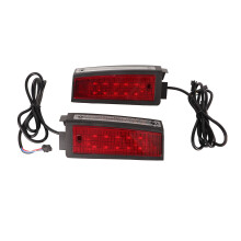 Electric Scooter Turn Signals with Convenient Wiring, Compact Design for Practicality Seamless Replacement with Standard Sizes, Durable Plastic