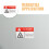 16Pcs Heat Warning Stickers High Temperature Safety Labels 7