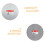 16Pcs Heat Warning Stickers High Temperature Safety Labels 9