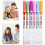 No-Bleed Highlighter Set for Notes & Planners – Dual-Tip, Various Shapes, 5ml, White – Compatible with Diary, Office 5