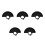 5Pcs Durable Metal Dust Cover for Angle Grinder with Adjustable Fit 9