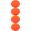 4Pièces Siège Rond Plastique Orange Pour Usage 8