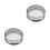 2Pièces Tamis Fine Acier Rond Cuisine Argent 7