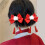 Κλιπ μαλλιών Pompoms για την Πρωτοχρονιά Barrette Sweet Christmas Flat Clip Φουρκέτα 4