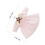 2Pièces Robes Élégantes Rose Dentelle Pour Ob11 Usage Décoratif 11