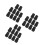 30Pièces Accessoires Serrage Bâtons Trekking Noir Grip Amélioré 8