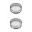 2Pièces Tamis Fine Acier Rond Cuisine Argent 8