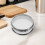 2Pièces Tamis Fine Acier Rond Cuisine Argent 10